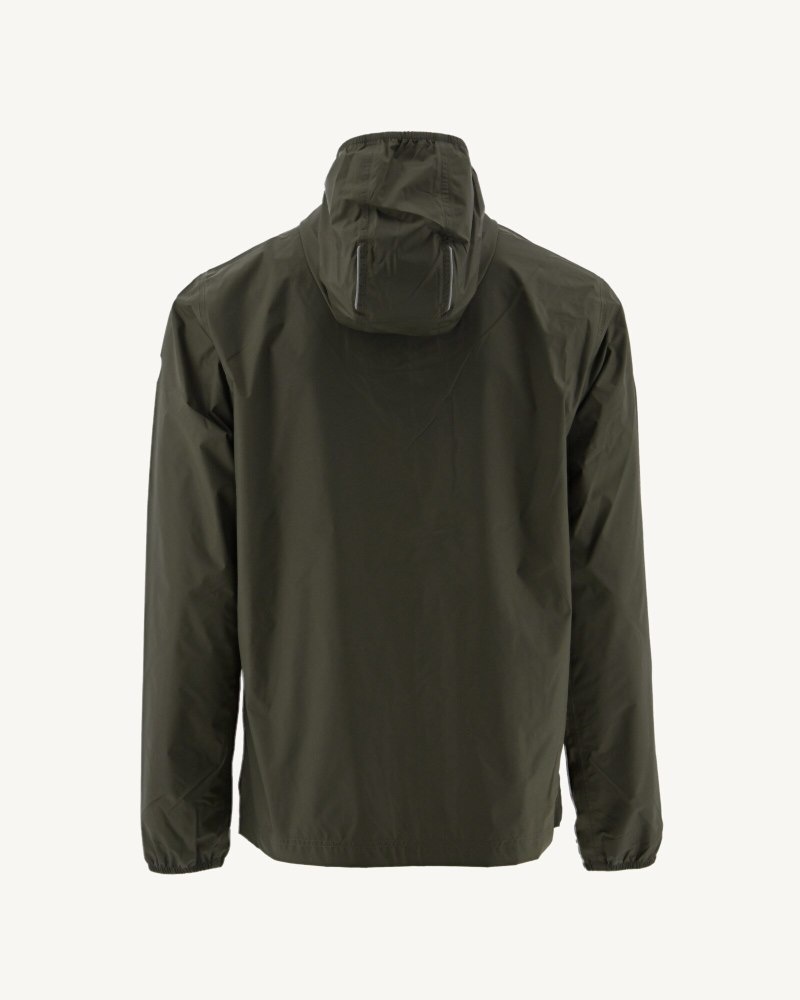 Olive JOTT Manila Packable Hooded Men's Jackets | KUN-0334