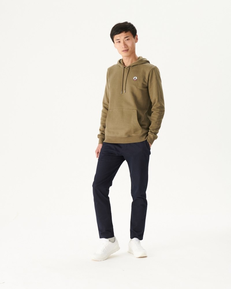 Olive JOTT Mataro Men's Hoodie | UHT-6653