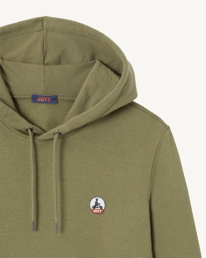 Olive JOTT Mataro Men's Hoodie | UZT-0698