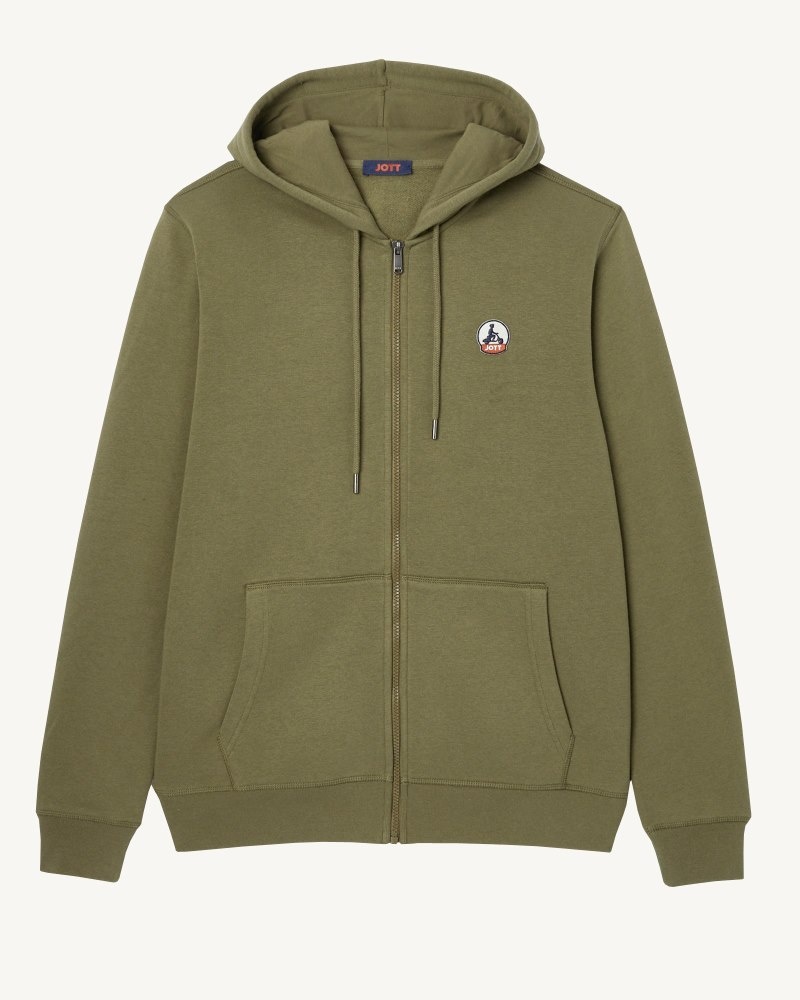 Olive JOTT Mexico Men's Hoodie | UEC-4766