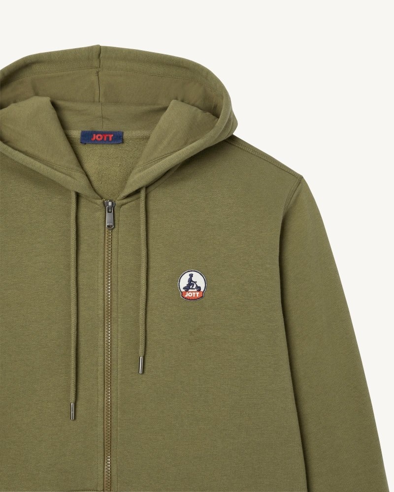 Olive JOTT Mexico Men's Hoodie | UEC-4766