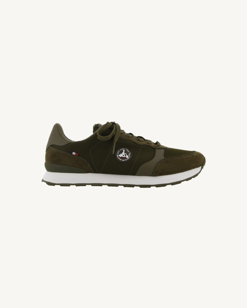 Olive JOTT Run Men's Sneakers | XAG-3214