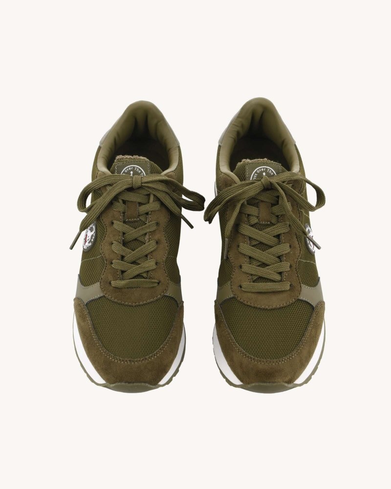 Olive JOTT Run Men's Sneakers | XAG-3214