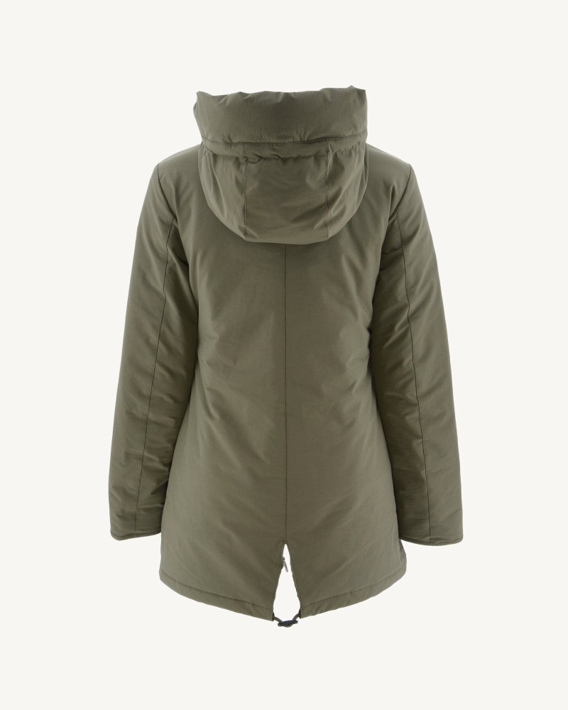 Olive JOTT Siberia Hooded Women's Puffer Jackets | WPM-9932