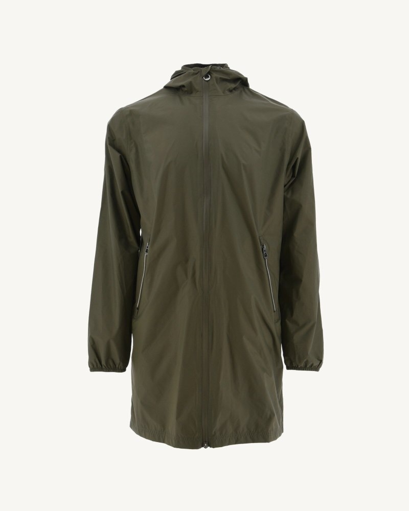 Olive JOTT Stockholm Pocketable Men's Rain Coats | JIH-5919