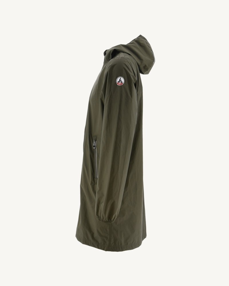 Olive JOTT Stockholm Pocketable Men's Rain Coats | JIH-5919