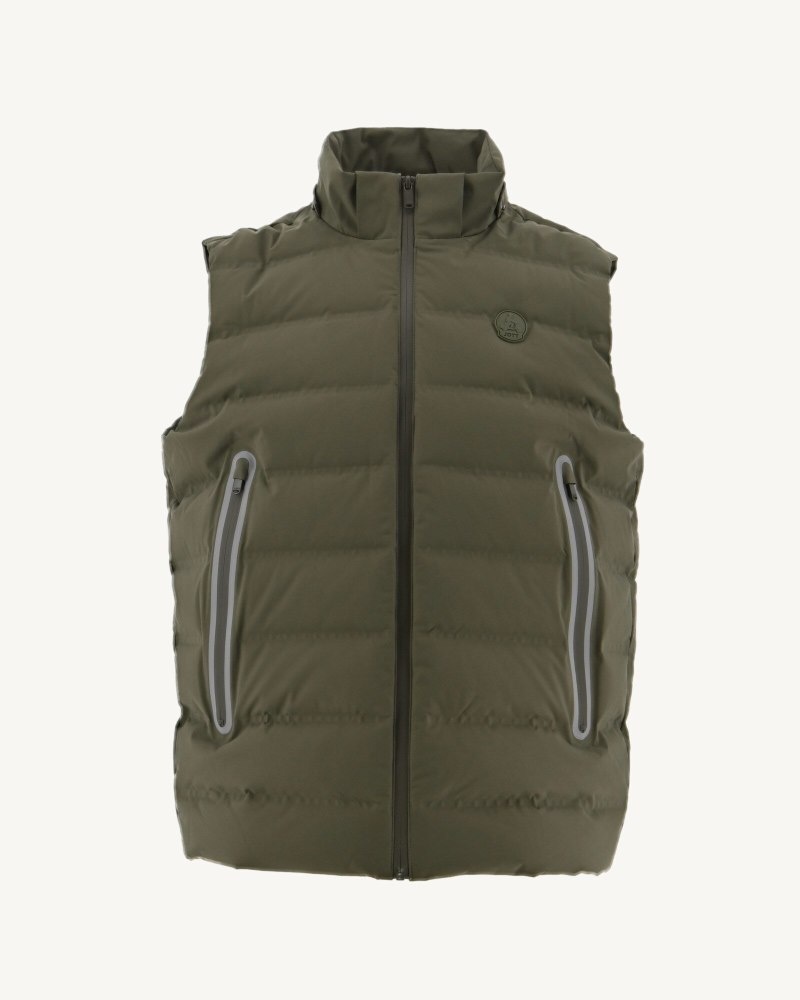 Olive JOTT Ulaan 4-in-1 Hooded Men's Puffer Jackets | TXI-1180