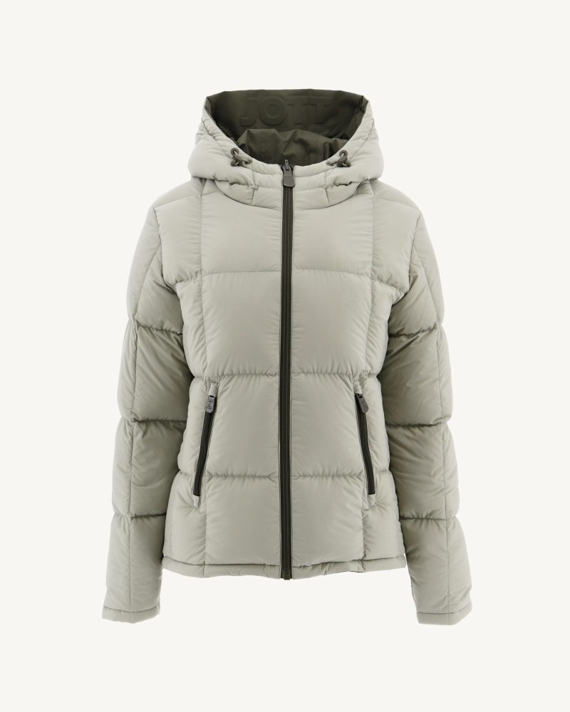 Olive JOTT Victoria Reversible Extreme Cold Women's Down Jackets | RGY-7483