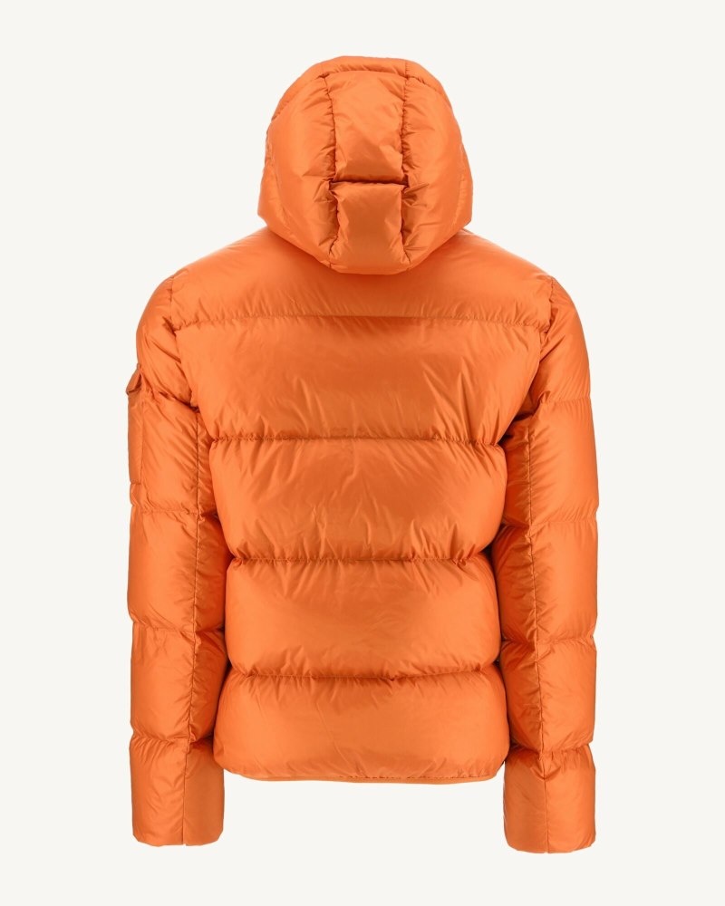 Orange JOTT Java Extreme Cold Hooded Men's Down Jackets | JWH-0240