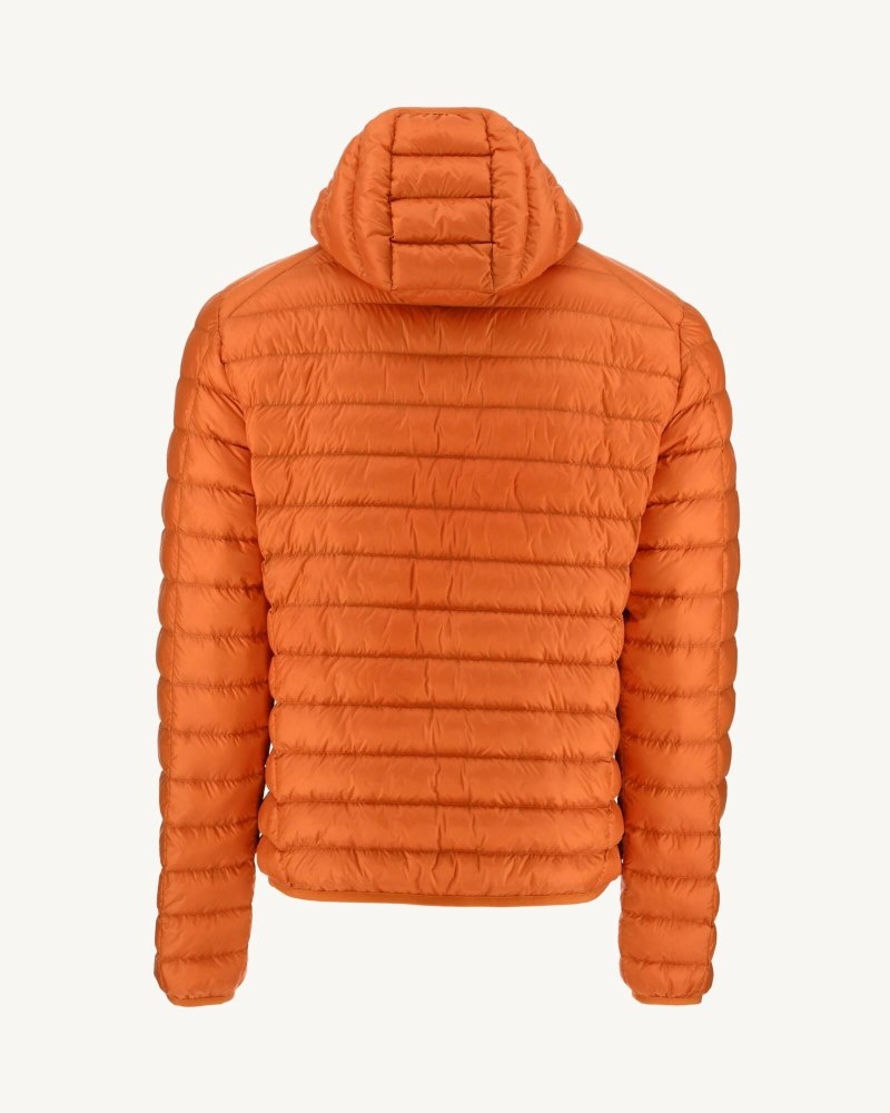 Orange JOTT Nico Lightweight Hooded Men's Down Jackets | BBD-9997