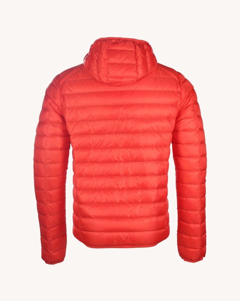 Orange JOTT Nico Lightweight Hooded Men's Down Jackets | JEJ-5815