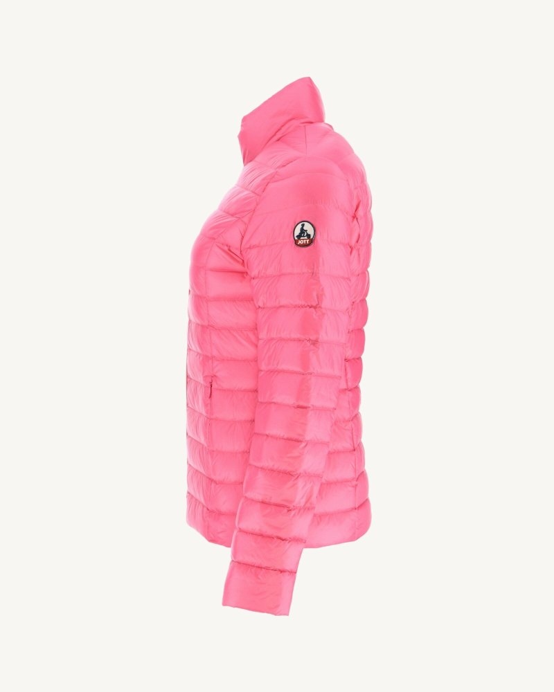 Pink JOTT Cha Lightweight Women's Padded Jackets | GRK-3363