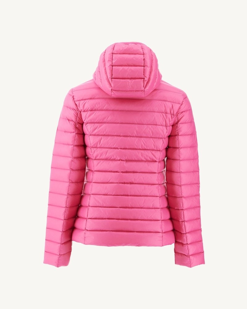 Pink JOTT Cloe Light Hooded Women's Down Jackets | ZDG-0913