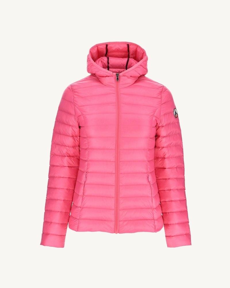 Pink JOTT Cloe Lightweight Hooded Women's Down Jackets | LKT-6688