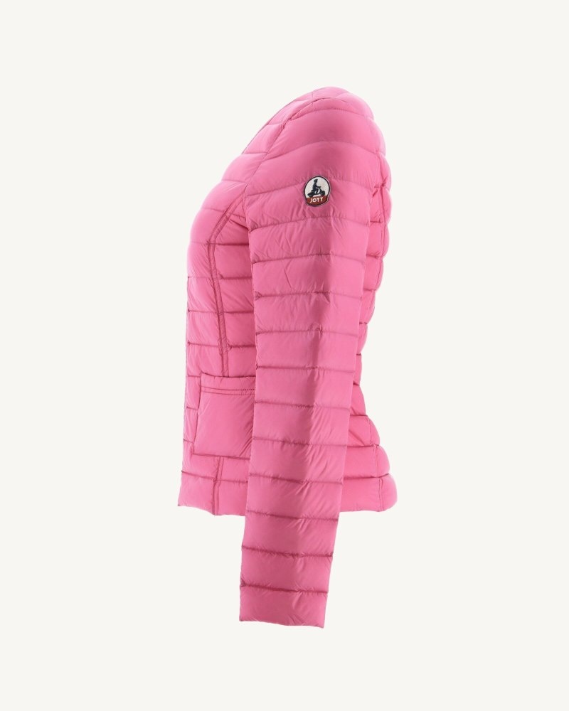 Pink JOTT Douda Light Women's Down Jackets | UCV-9798