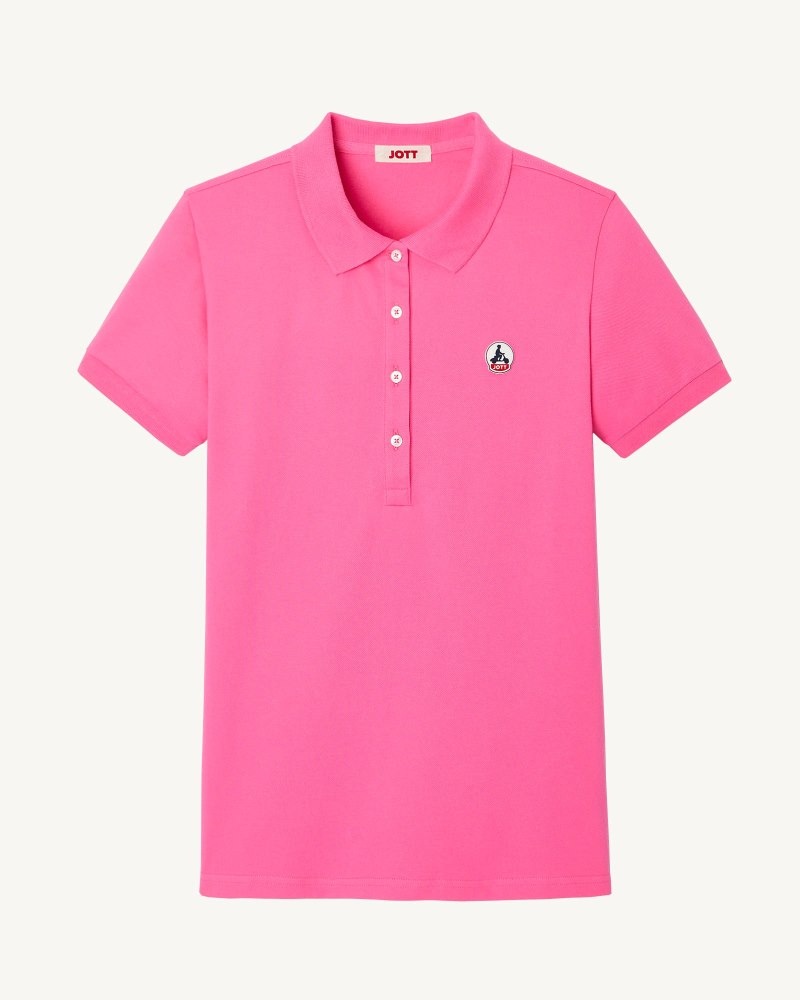 Pink JOTT Franca Women's Polo Shirts | VTC-7314