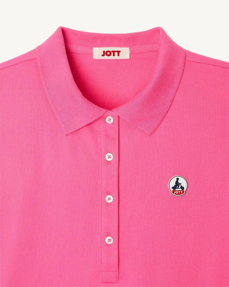 Pink JOTT Franca Women's Polo Shirts | VTC-7314