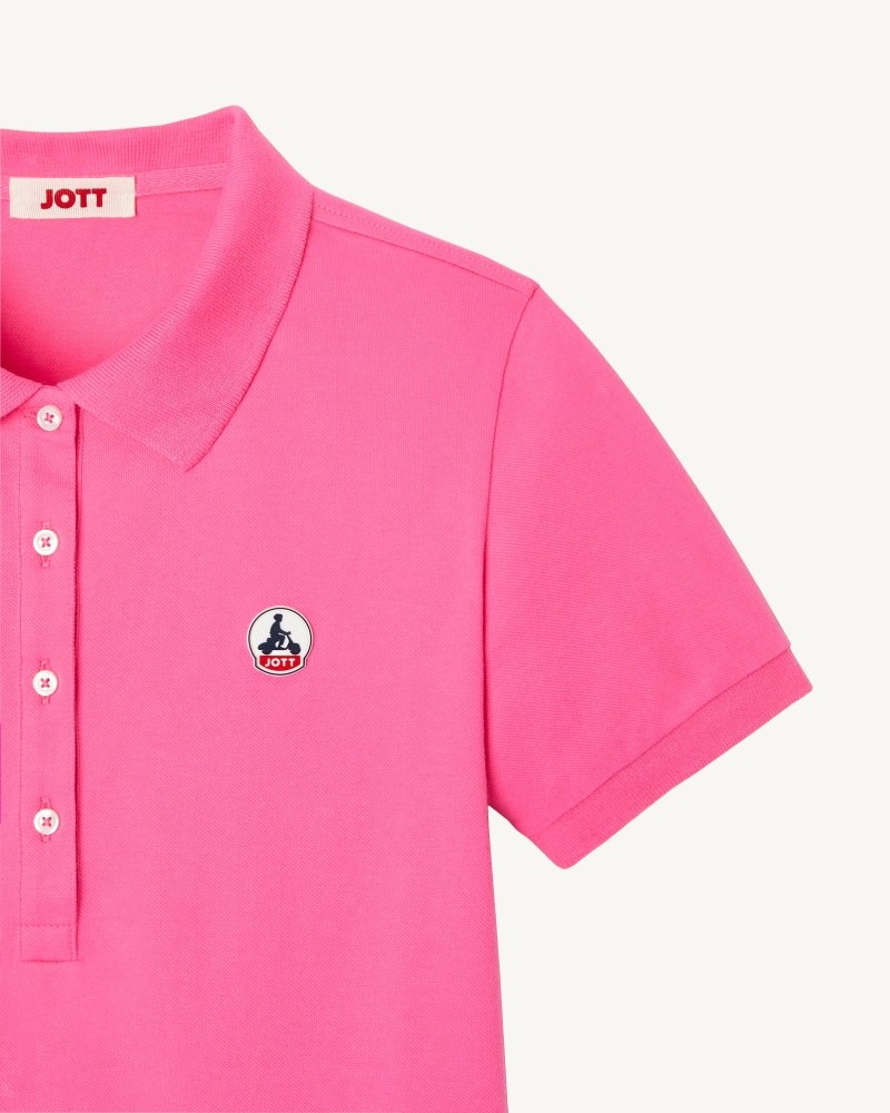 Pink JOTT Franca Women's Polo Shirts | VTC-7314