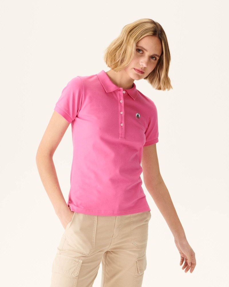 Pink JOTT Franca Women\'s Polo Shirts | VTC-7314