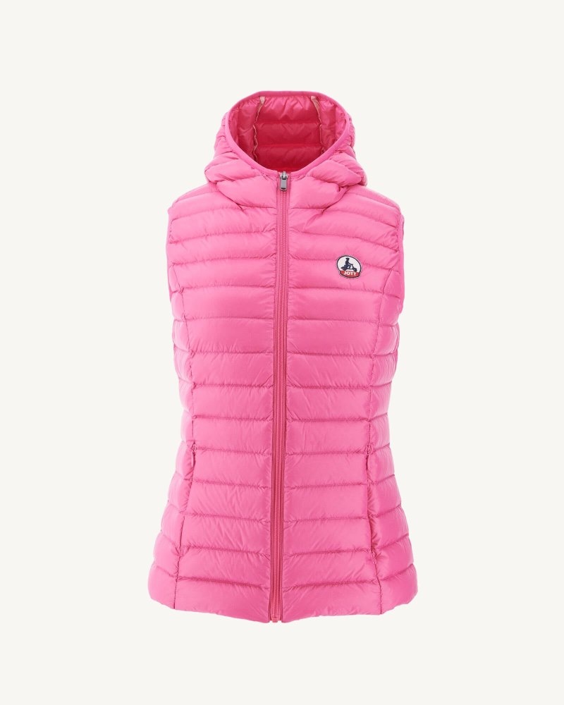 Pink JOTT Mali Light Sleeveless Women's Down Jackets | FJQ-4236