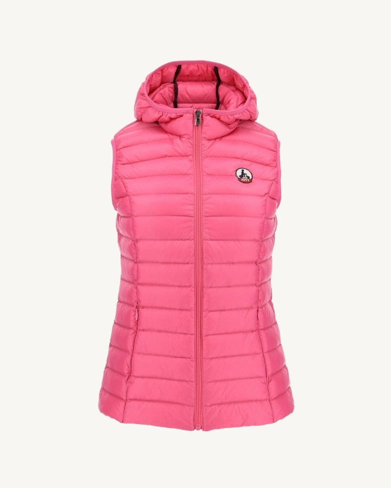 Pink JOTT Mali Lightweight Sleeveless Women\'s Down Jackets | WYH-6774