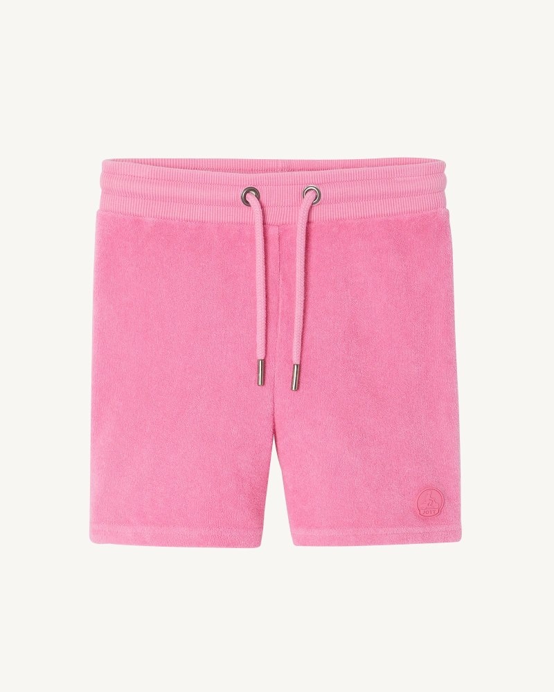 Pink JOTT Serra Cotton Terry Kids\' Shorts | IAN-5611