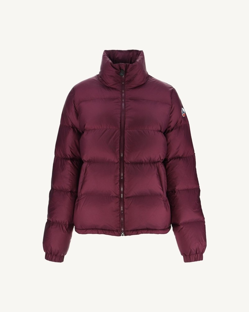 Purple JOTT Cardiff Great Cold Quilted Women's Down Jackets | QMC-9570