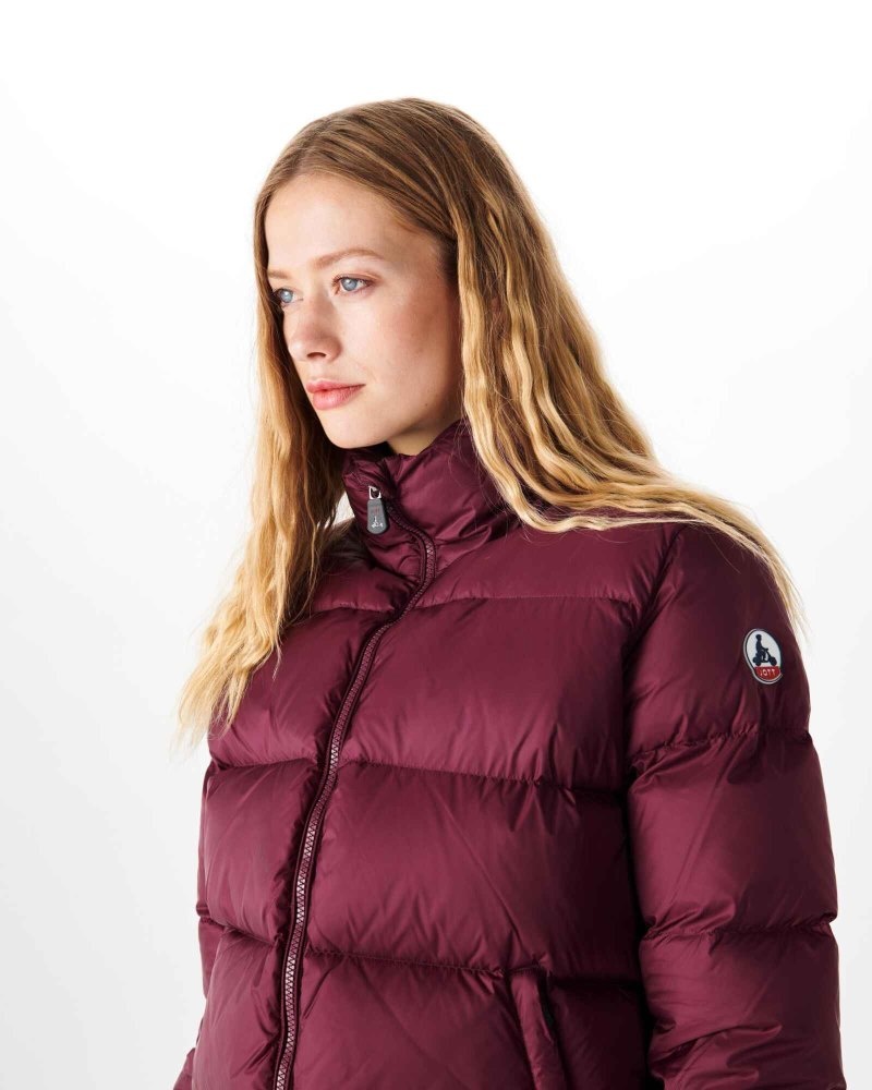 Purple JOTT Cardiff Great Cold Quilted Women's Down Jackets | QMC-9570