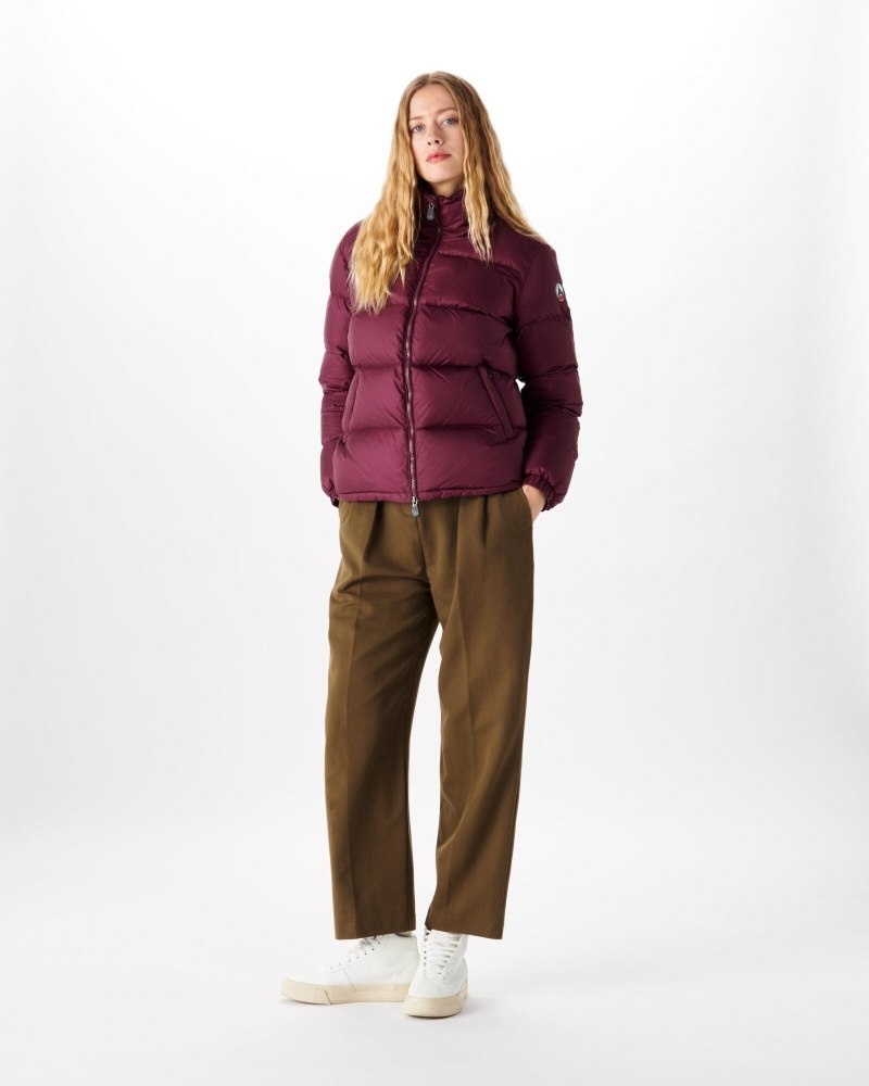 Purple JOTT Cardiff Great Cold Quilted Women's Down Jackets | QMC-9570