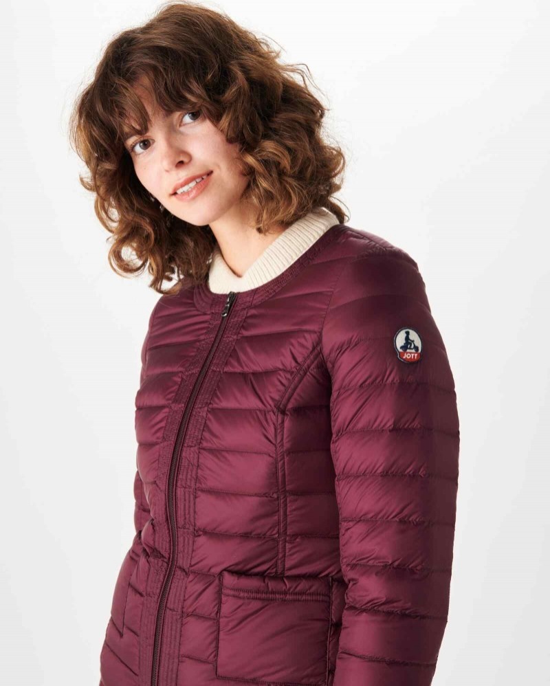 Purple JOTT Douda Lightweight Women's Down Jackets | UUT-5175