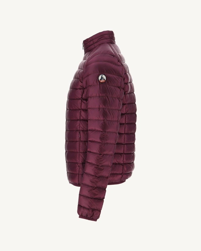 Purple JOTT Eggplant Mat Light Men's Padded Jackets | BLG-7965