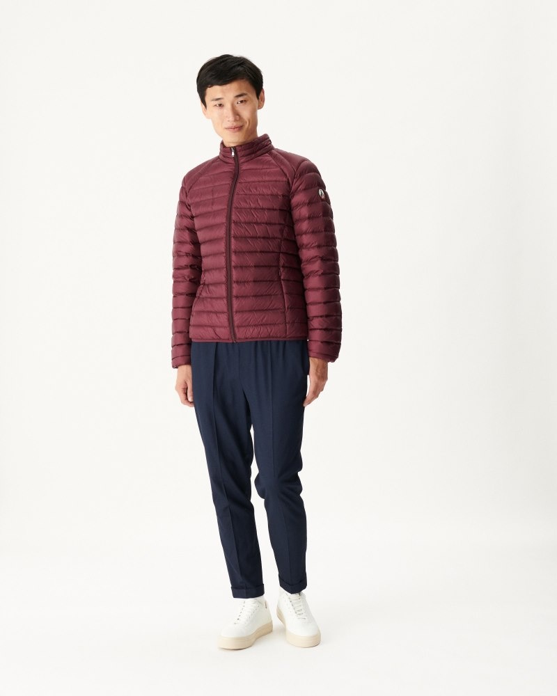 Purple JOTT Eggplant Mat Light Men's Padded Jackets | BLG-7965