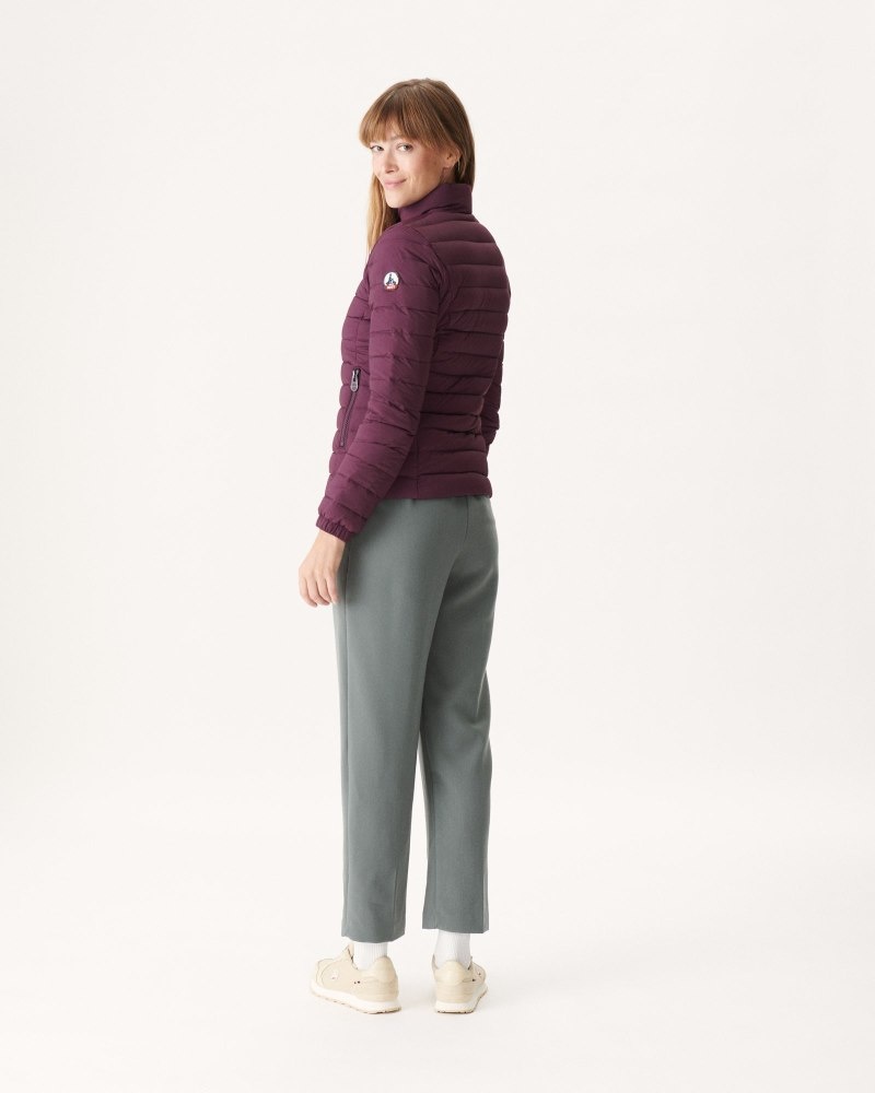 Purple JOTT Jade Lightweight Women's Padded Jackets | UOS-4650