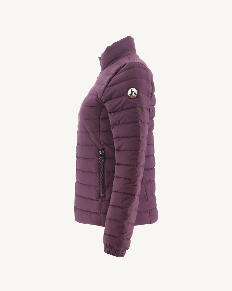 Purple JOTT Jade Lightweight Women's Padded Jackets | UOS-4650