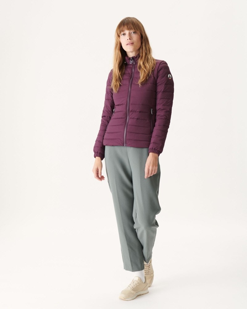 Purple JOTT Jade Lightweight Women's Padded Jackets | UOS-4650