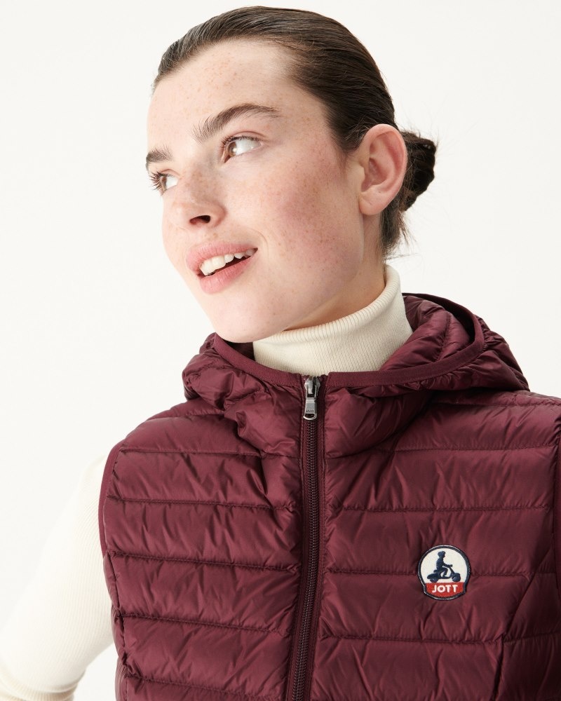 Purple JOTT Mali Light Sleeveless Women's Down Jackets | MWH-5867