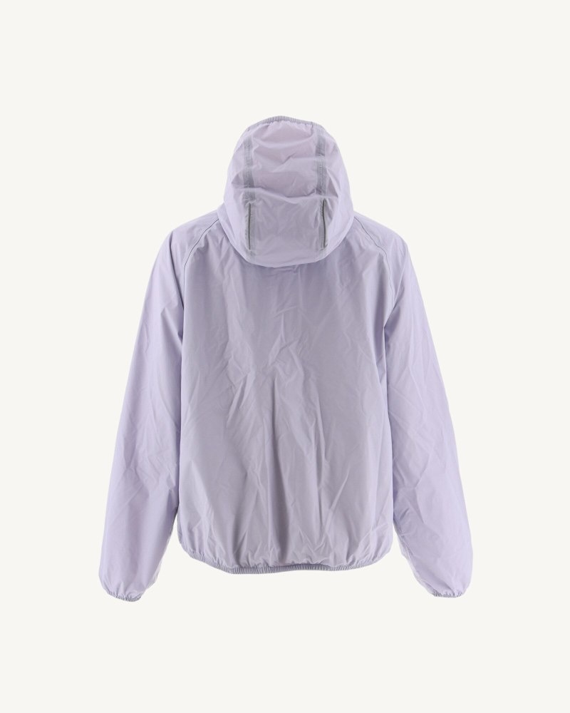 Purple JOTT Singapore Pastel Mauve Hooded Waterproof Women's Jackets | ZHL-2132