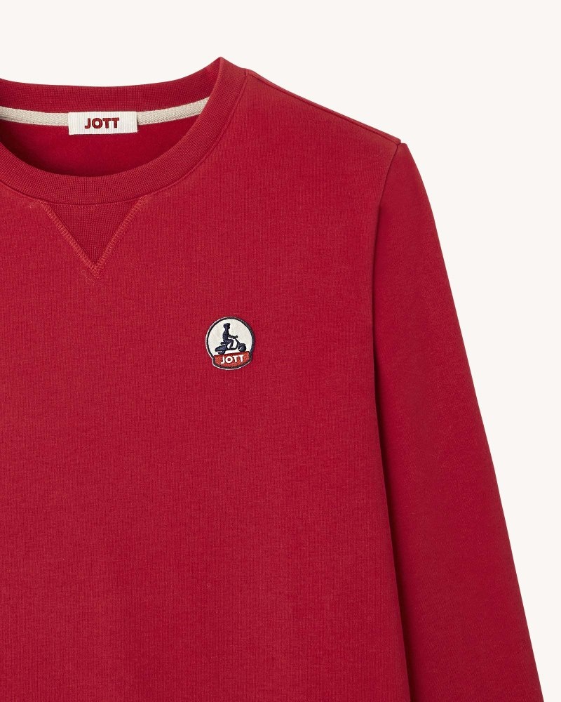 Red JOTT Braga Men's Sweatshirts | EFL-0054