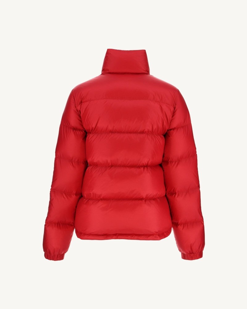 Red JOTT Cardiff Extreme Cold Quilted Women's Down Jackets | ZSQ-0045