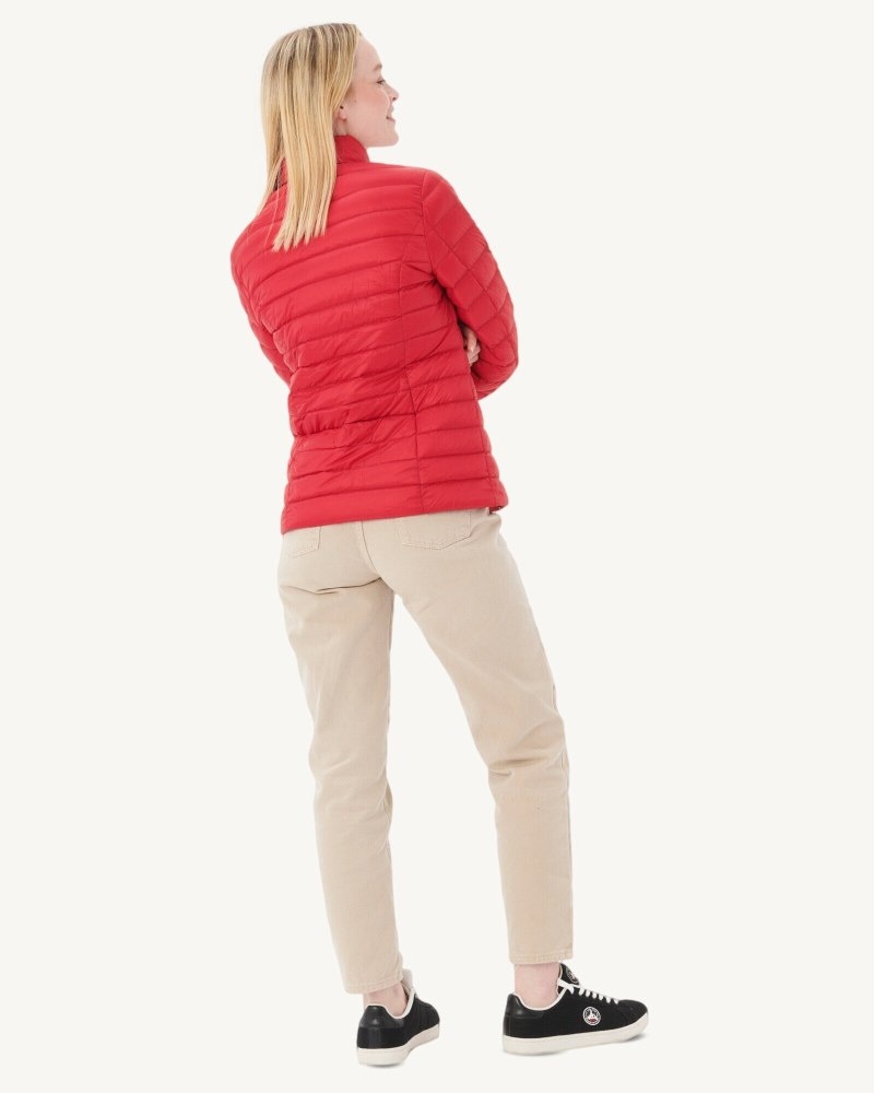 Red JOTT Cha Lightweight Women's Padded Jackets | QJA-2470