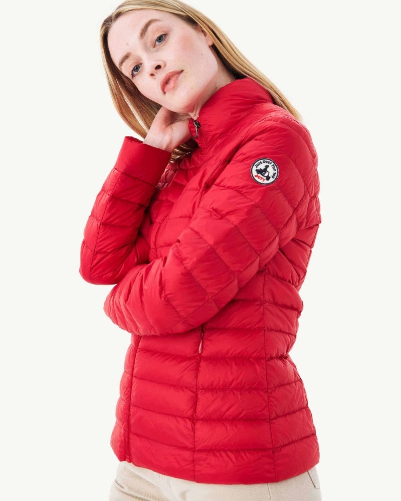 Red JOTT Cha Lightweight Women\'s Padded Jackets | QJA-2470