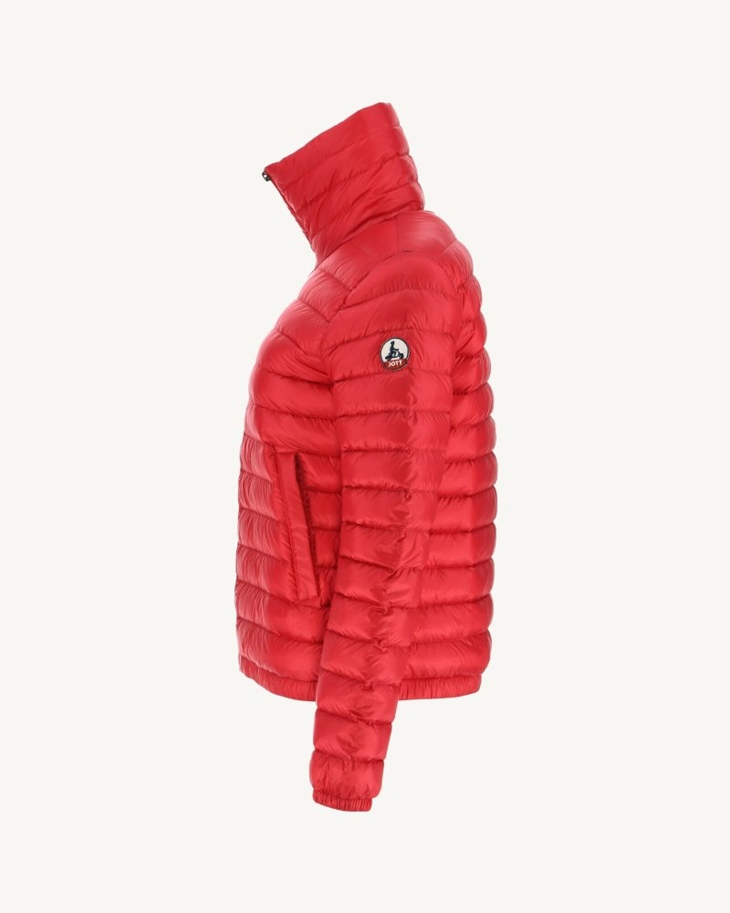 Red JOTT Louisa Lightweight Women's Padded Jackets | QPD-8343