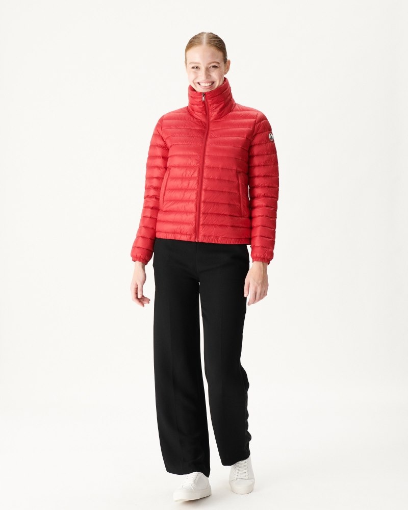 Red JOTT Louisa Lightweight Women's Padded Jackets | QPD-8343