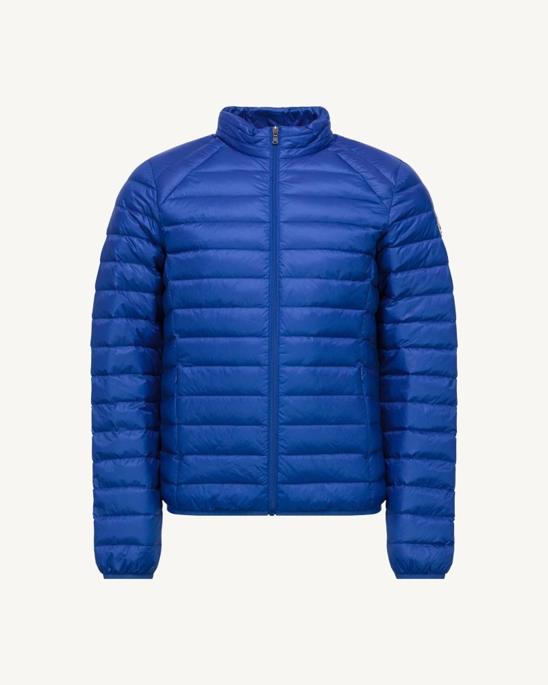 Royal Blue JOTT Mat Light Men\'s Down Jackets | LRS-1888