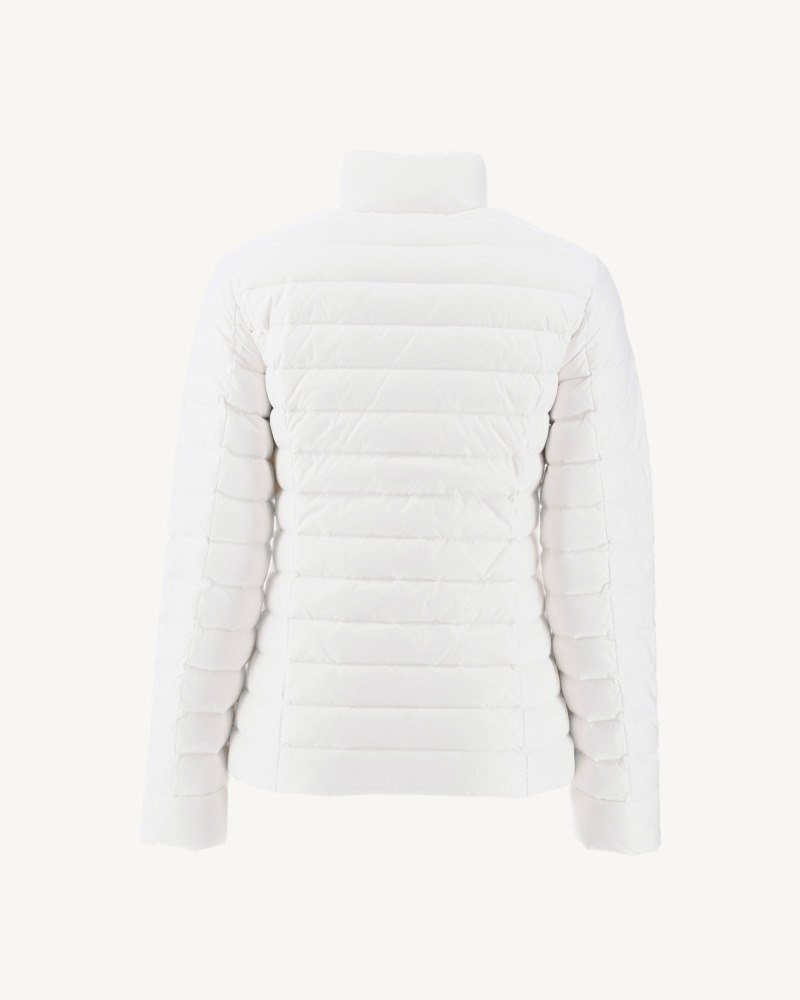 White JOTT Blanc Cha Lightweight Women's Padded Jackets | ABG-6851