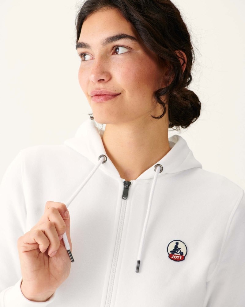 White JOTT Oaxaca Women's Hoodie | JLK-8652