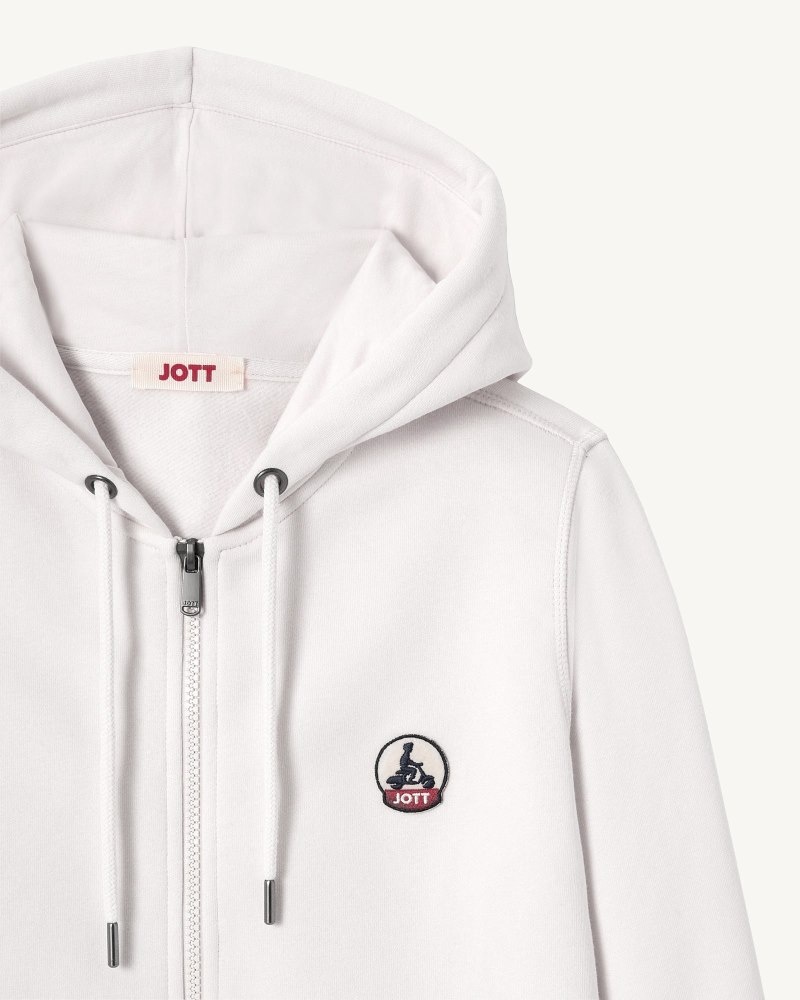 White JOTT Oaxaca Women's Hoodie | JLK-8652