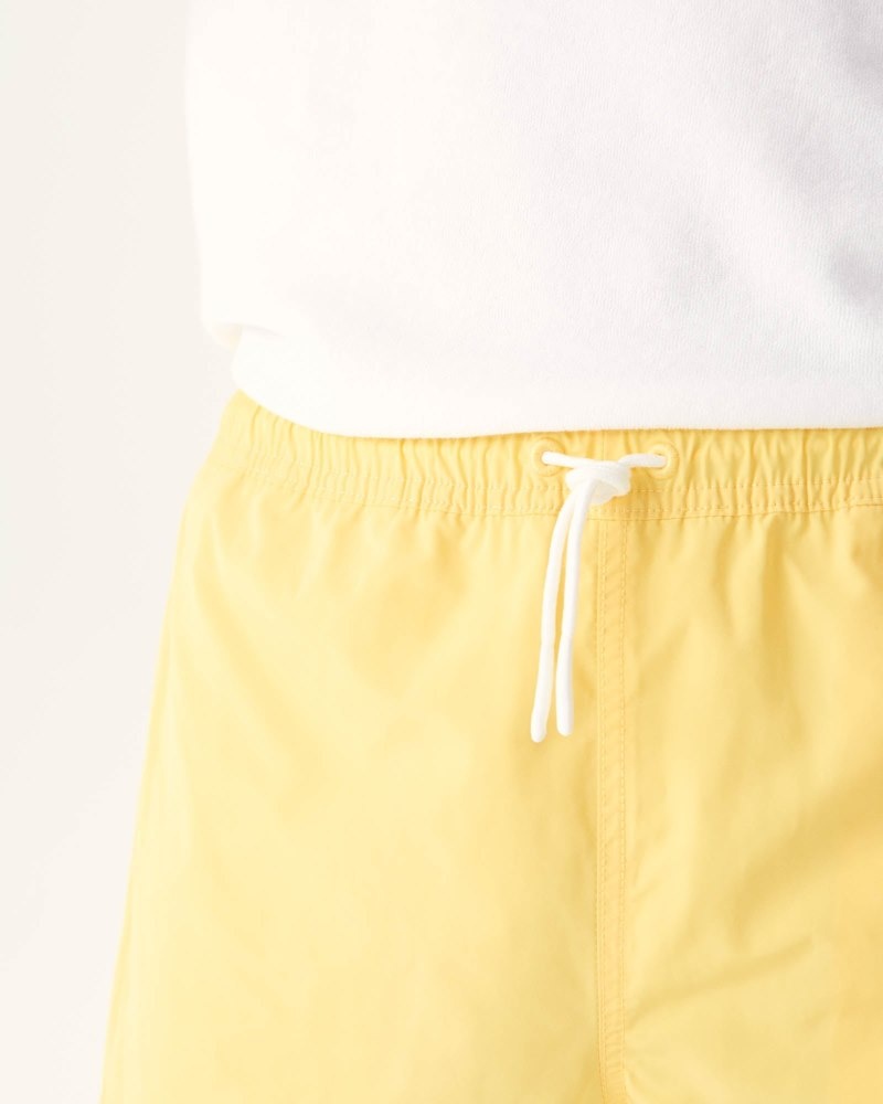 Yellow JOTT Biarritz Men's Swim Shorts | UEA-7120