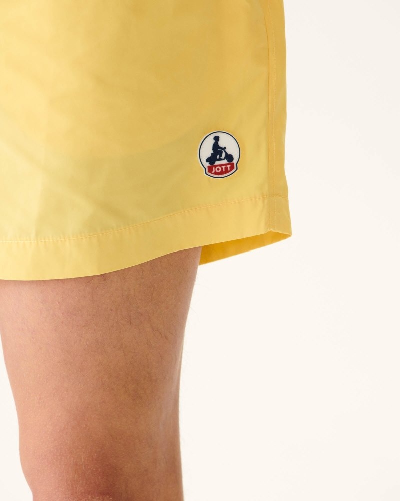 Yellow JOTT Biarritz Men's Swim Shorts | UEA-7120